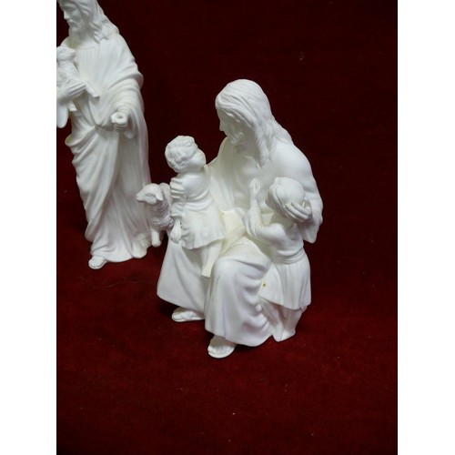 62 - 'THE CHILDREN'S BLESSING AND  THE GOOD SHEPHERD BY  BROOK'S & BENTLEY - FINE BONE CHINA