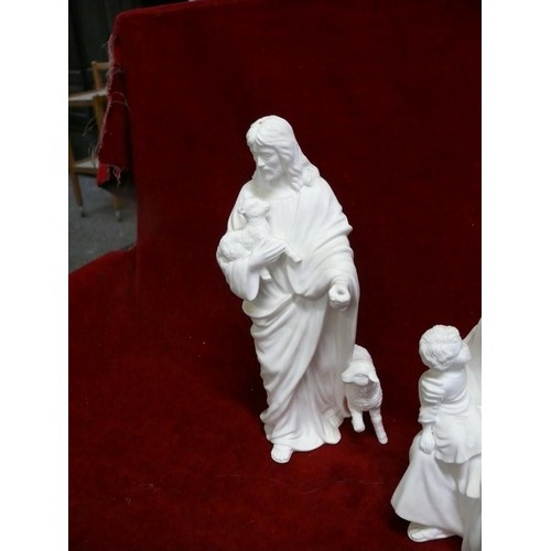 62 - 'THE CHILDREN'S BLESSING AND  THE GOOD SHEPHERD BY  BROOK'S & BENTLEY - FINE BONE CHINA