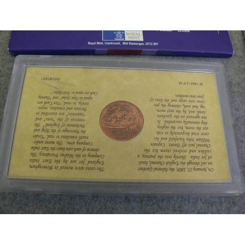 51 - 186 YEAR SHIPWRECK COIN, HEINZ ROYAL MINT UNCIRCULATED COIN COLLECTION 1983 AND 1998 UNITED KINGDOM ... 