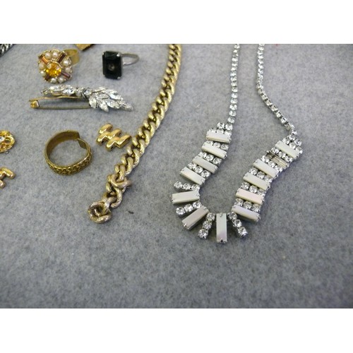 56 - COLLECTION OF LOVELY VINTAGE COSTUME JEWELLERY