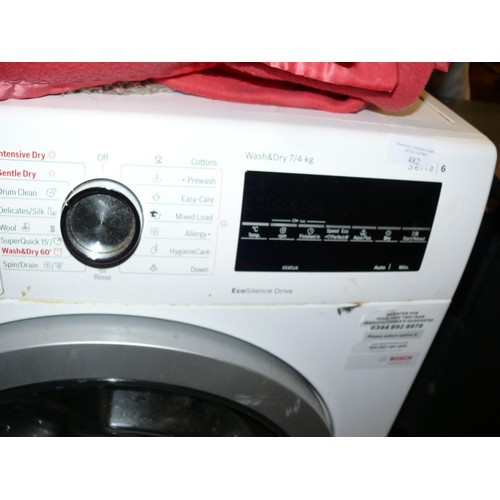 482 - BOSCH WASH AND DRY MACHINE