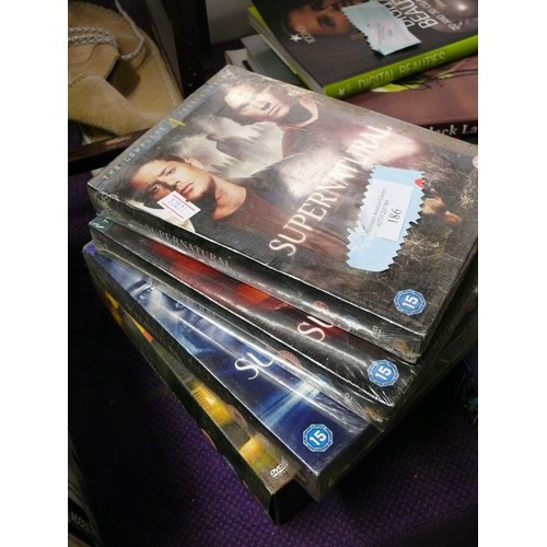 186 - SUPERNATURAL DVD BOX SETS SEASONS 1-4