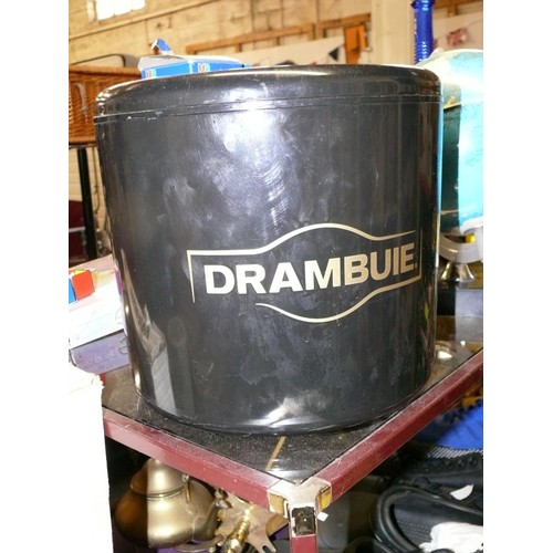 195 - LARGE DRAMBUIE ADVERTISING ICE BUCKET