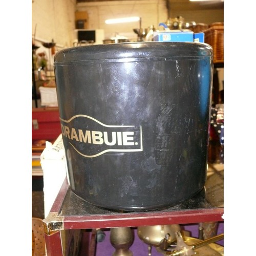 195 - LARGE DRAMBUIE ADVERTISING ICE BUCKET