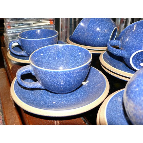 273 - A SET OF COBOLT BLUE KALAHARA SANDS CUPS AND SAUCERS