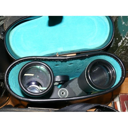 310 - 3 PAIRS OF BINOCULARS ALL IN VINTAGE CASES