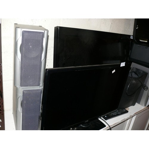 432 - LARGE SELECTION OF ELECTRICAL ITEMS TO INCLUDE TV'S, CANON PRINTER, SPEAKERS ETC