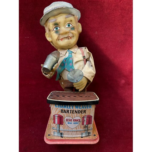 63 - VINTAGE CHARLEY WEAVER BARTENDER AUTOMATON