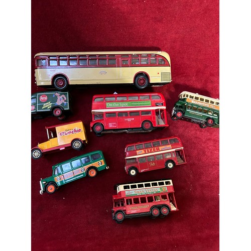 88 - COLLECTION OF MODEL BUSES AND VANS