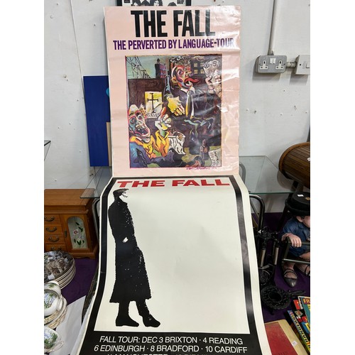 158 - TOUR POSTERS FOR THE FALL INCLUDING THE PERVERTED LANGUAGE TOUR SIGNED BY THE POSTER ARTIST CLAUS CA... 