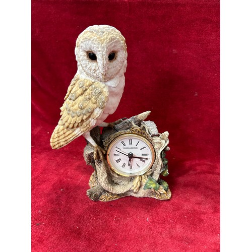 160 - BROOKS & BENTLEY OWL CLOCK