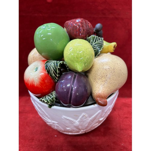 135 - CERAMIC FRUIT BOWL - PORTUGUESE