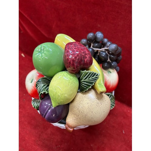 135 - CERAMIC FRUIT BOWL - PORTUGUESE