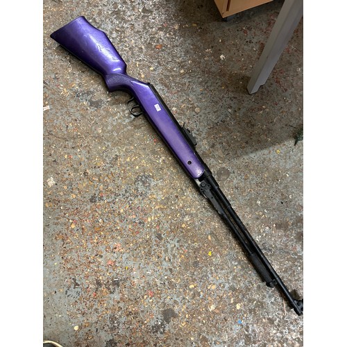 175 - .22 AIR RIFLE IN PURPLE COLOUR