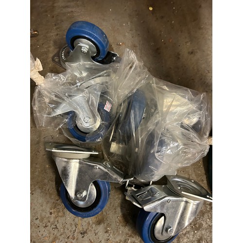 181 - 8 X BRAND NEW NYLON TROLLEY WHEELS