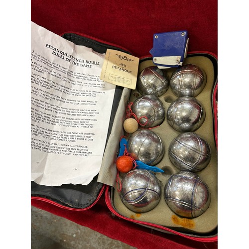 182 - PETANQUE FRENCH BOULES IN A CASE