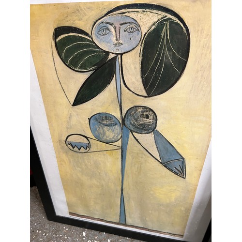 189 - TWO LARGE FRAMED PRINTS BY PICASSO 