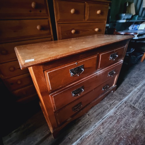 593 - 2 OVER 2 CHEST OF DRAWERS