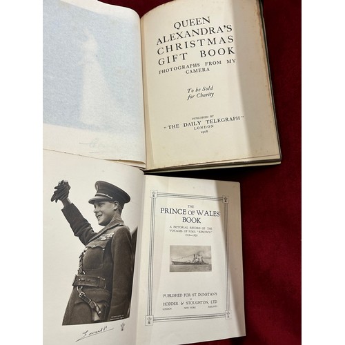 147 - ROYALTY BOOKS INCLUDING QUEEN ALEXANDRA'S CHRISTMAS GIFT BOOK 1908, THE PRINCE OF WALES BOOK 