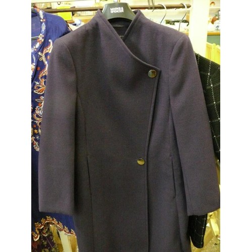 352 - WOMENS CLOTHING, INC LOVELY PURPLE M&S COAT.