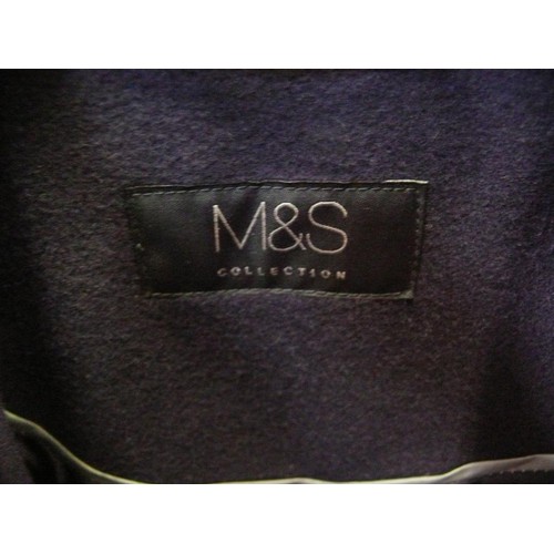 352 - WOMENS CLOTHING, INC LOVELY PURPLE M&S COAT.