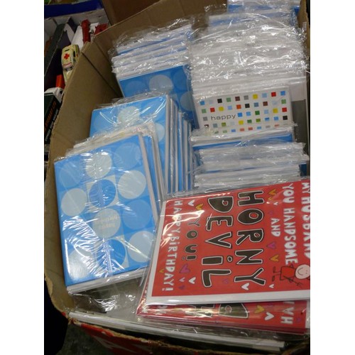 358 - LARGE QUANTITY OF NEW/PACKAGED GREETINGS CARDS.