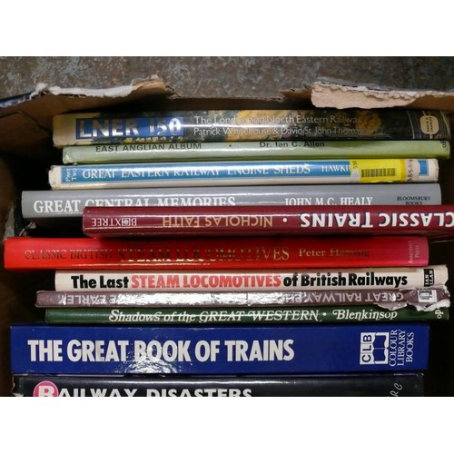 361 - 21 X TRAIN/RAILWAY RELATED HARDBACK BOOKS, INC 'THE BRITISH STEAM RAILWAY LOCOMOTIVE' 'GREAT EASTERN... 