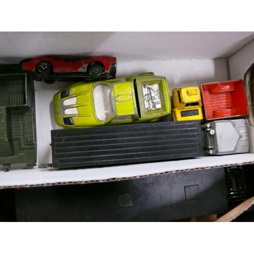 364 - COLLECTABLE VINTAGE DIE-CAST VEHICLES. INC CORGI, DINKY, MATCHBOX