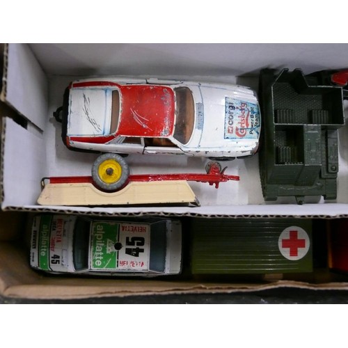 364 - COLLECTABLE VINTAGE DIE-CAST VEHICLES. INC CORGI, DINKY, MATCHBOX