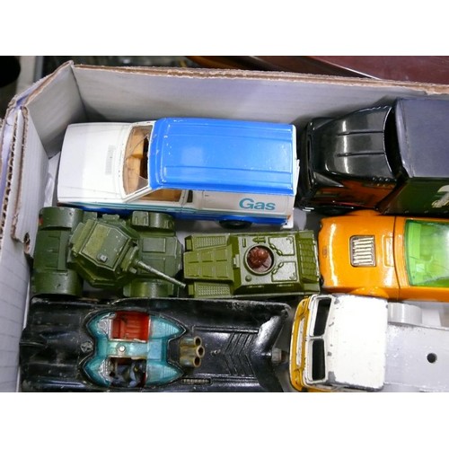 367 - COLLECTABLE VINTAGE DIE-CAST VEHICLES. INC GUINNESS LORRY, MATCHBOX TEXACO TANKER, MATCHBOX ETC