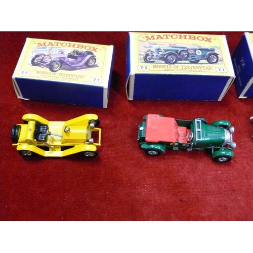 380 - 4 X MATCHBOX MODELS OF YESTERYEAR IN ORIGINAL BOXES.