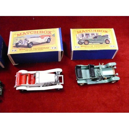 380 - 4 X MATCHBOX MODELS OF YESTERYEAR IN ORIGINAL BOXES.