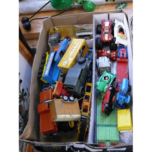 404 - COLLECTABLE VINTAGE DIE-CAST VEHICLES. INC CORGI, LESNEY, MATCHBOX, BOXED DINKY ETC