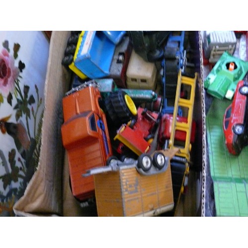 404 - COLLECTABLE VINTAGE DIE-CAST VEHICLES. INC CORGI, LESNEY, MATCHBOX, BOXED DINKY ETC