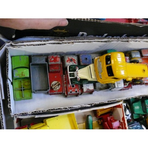 406 - COLLECTABLE VINTAGE DIE-CAST VEHICLES. INC CORGI MAJOR HOVERCRAFT, DINKY SIMCA CARGO, DINKY ROYAL MA... 