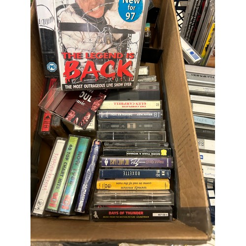 641 - JOB-LOT CASSETTES ETC