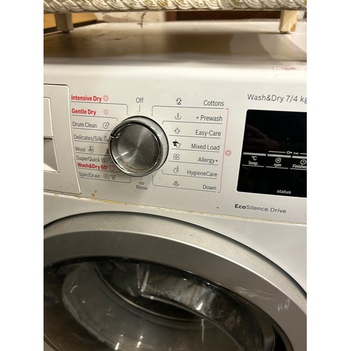 478 - BOSCH WASHER DRIER. 'WASH & DRY 7/4 KG. SERIE 6 ECO SILENCE.