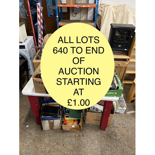 639A - ALL LOTS 640 TO THE END OF THE AUCTION WILL START AT £1.00. GRAB A BARGAIN!!