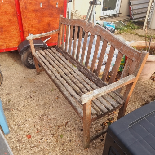 503 - WOODEN GARDEN BENCH