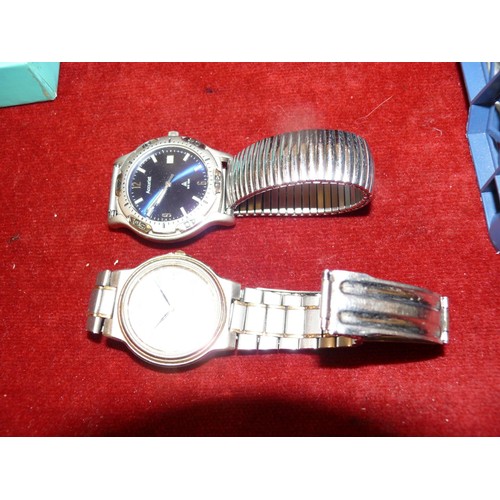 67 - BASKET OF GOOD QUALITY LADIES AND GENTS WATCHES TO INCLUDE SEKONDA, ROTARY, ACCURIST, TIMEX, PULSAR,... 