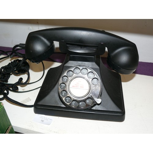 98 - BLACK TELEPHONE GPO MODEL 200