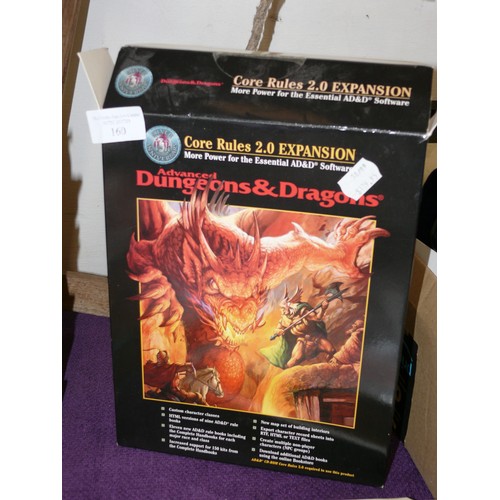 160 - ADVANCED DUNGEONS & DRAGONS CORE RULES 2.0 EXPANSION PACK