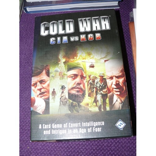 140 - QUANTITY OF CARD GAMES COLD WAR, INWO SUBGUNIUS, MUNCHKIN E THE NEED FOR STEED, REFORMATION AND THE ... 