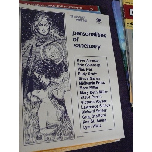 146 - QUANTITY OF ROLE-PLAY MAGAZINES TO INCLUDE BANGKOK CESSPOOL OF THE ORIENT, SPRAWL SITES, THIEVES OF ... 