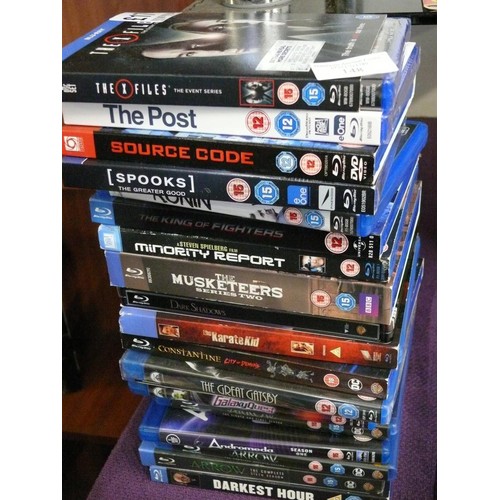 148 - LARGE COLLECTION OF BLU-RAY DVDS