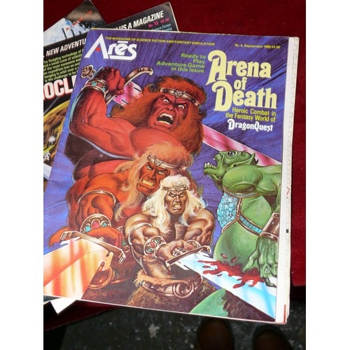 157 - 3 ARES SCIENCE FICTION AND FANTASY SIMULATION MAGAZINES PLUS MAGAZINE ARCHIVE