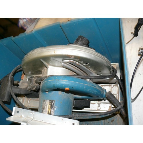 196 - MAKITA 240V CIRCULAR SAW WITH LARGE CARRY CASE