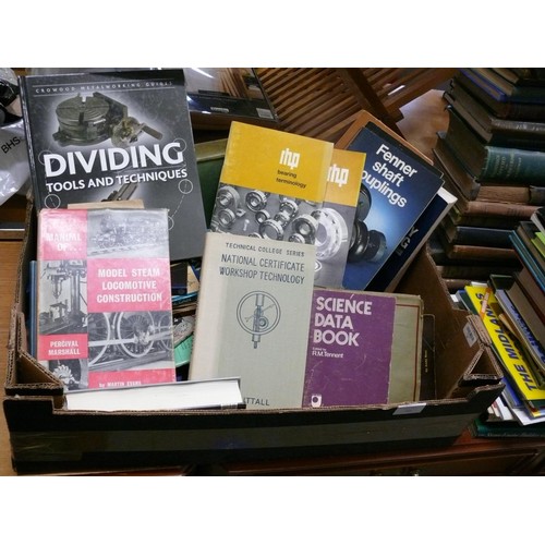 203 - LARGE BOX OF ENGINEERING BOOKS