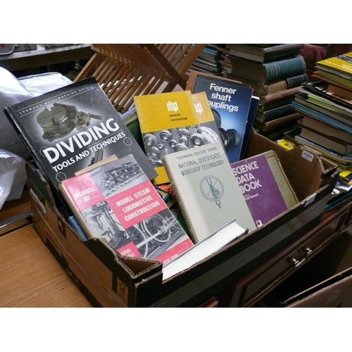 203 - LARGE BOX OF ENGINEERING BOOKS