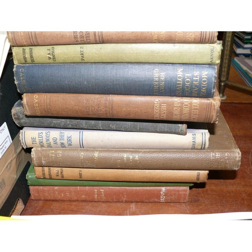 202 - COLLECTION OF VINTAGE RAILWAY AND STEAM LOCOMOTIVE BOOKS